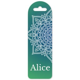 Personalised Bookmarks with Mandala Custom Colour design