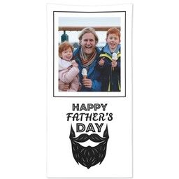 Personalised Beach Towel (Large) with Big Beard Sentiments design