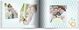 11x8" Hardback Photo Book - Gloss Paper with Two Rings design