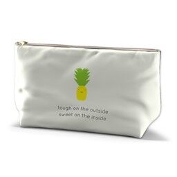 Personalised Wash Bag (Medium) with Sweet Pineapple design