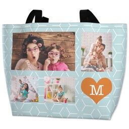 Personalised Tote Bag with Geometric design