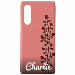 Personalised Huawei P30 Case with Roses Custom Colour design