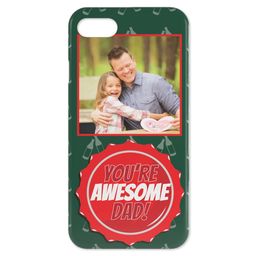 Personalised iPhone 7 Case with Bottle Cap design