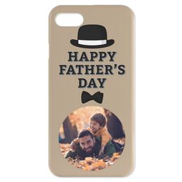 Personalised iPhone 7 Case with Bowler Hat FD design