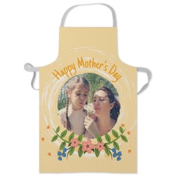 Personalised Apron with Happy Mother's Day Spiral design