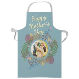 Personalised Apron with Mother's Day Foliage design