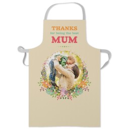 Personalised Apron with Thanks Mum design