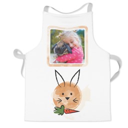 Personalised Kids Aprons with Watercolour Bunnies design