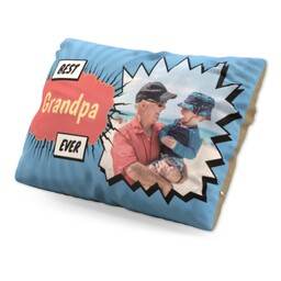 Personalised Pillow (19" x 13") with Best Grandparents Ever Explosion design