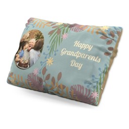 Personalised Pillow (19" x 13") with Grandparents Day Foliage design