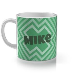 Personalised Children's Mug with Crosses Custom Colour design