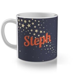 Personalised Children's Mug with Starry Night Custom Colour design