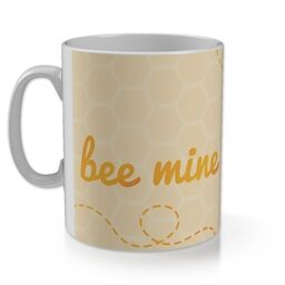 11oz Gloss Photo Mug with Bee Mine design