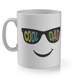 11oz Gloss Photo Mug with Cool Dad Sunglasses design