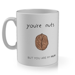 11oz Gloss Photo Mug with Nuts Mum design
