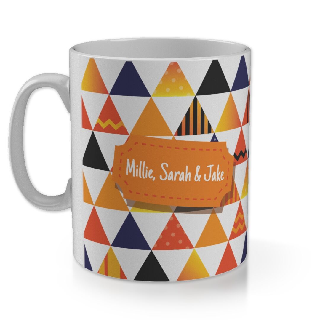 Custom Mug 2024 - Graphic Portrait - Orange Interior