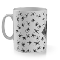 11oz Gloss Photo Mug with Spiders design
