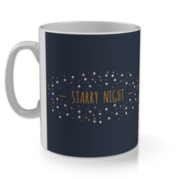 11oz Gloss Photo Mug with Starry Night design