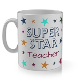 11oz Gloss Photo Mug with Superstar Teacher design