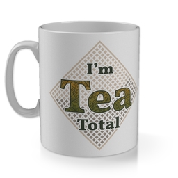 11oz Gloss Photo Mug with Tea Total design