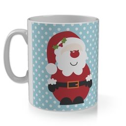 11oz Gloss Photo Mug with Christmas Santa design
