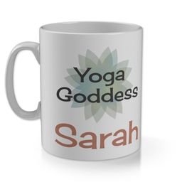 11oz Gloss Photo Mug with Yoga Goddess design
