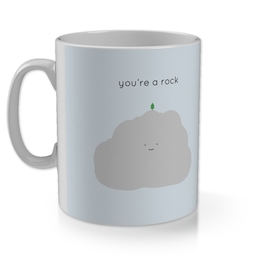 11oz Gloss Photo Mug with You're a Rock design