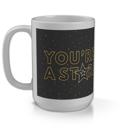 15oz Personalised Mega Mug with You're A Star design