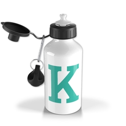 Personalised Drink Bottle with Monogram Custom Colour design