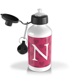 Personalised Drink Bottle with Patterns Monogram Custom Colour design