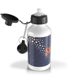 Personalised Drink Bottle with Starry Night Custom Colour design