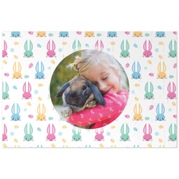 Personalised Puzzle  (112 Pieces) with Easter Bunny Pattern design