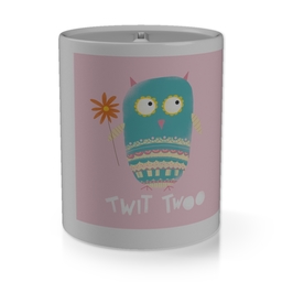 Personalised Money Jar with Owl design