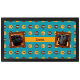 Personalised Pet Feeding Mats with Biscuits design
