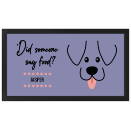 Personalised Pet Feeding Mats with Dog Food design