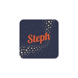 Wooden Photo Coaster with Starry Night Custom Colour design