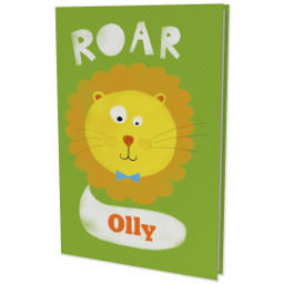 Personalised Notebooks (Hard Cover) with Lion design