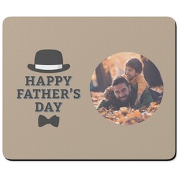 Personalised Mouse Mats with Bowler Hat FD design