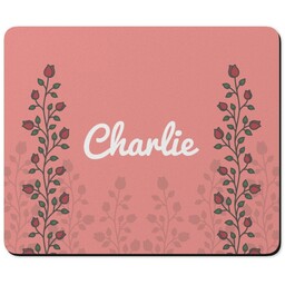 Personalised Mouse Mats with Roses Custom Colour design
