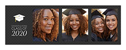 72" x 24" Personalised Banner with Graduation Class Of design