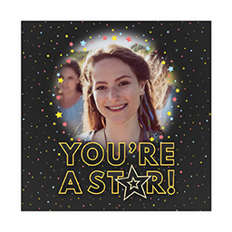 4x4" Picture Magnets with You're A Star design