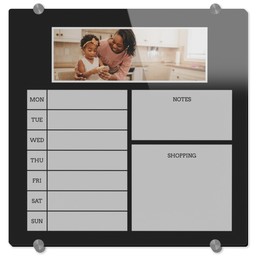 12x12" Personalised Family Planners with Simple Custom Colour design