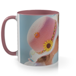Pink Photo Mug with Full Photo design