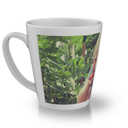 12oz Personalised Latte Mugs with Full Photo design
