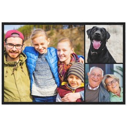 Personalised Puzzle  (112 Pieces) with Bordered Collage Custom Colour design