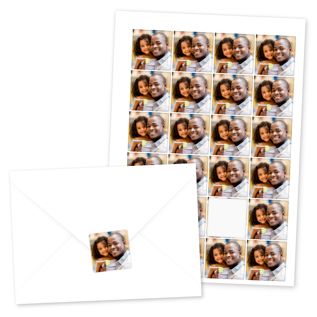Personalised Stickers with Full Photo design