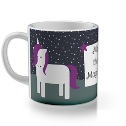 Personalised Children's Mug with Unicorn Night or Day Custom Colour design