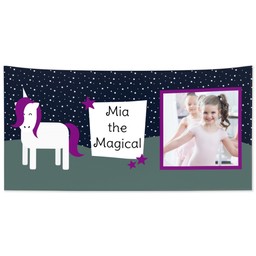 Personalised Beach Towel with Unicorn Night or Day Custom Colour design